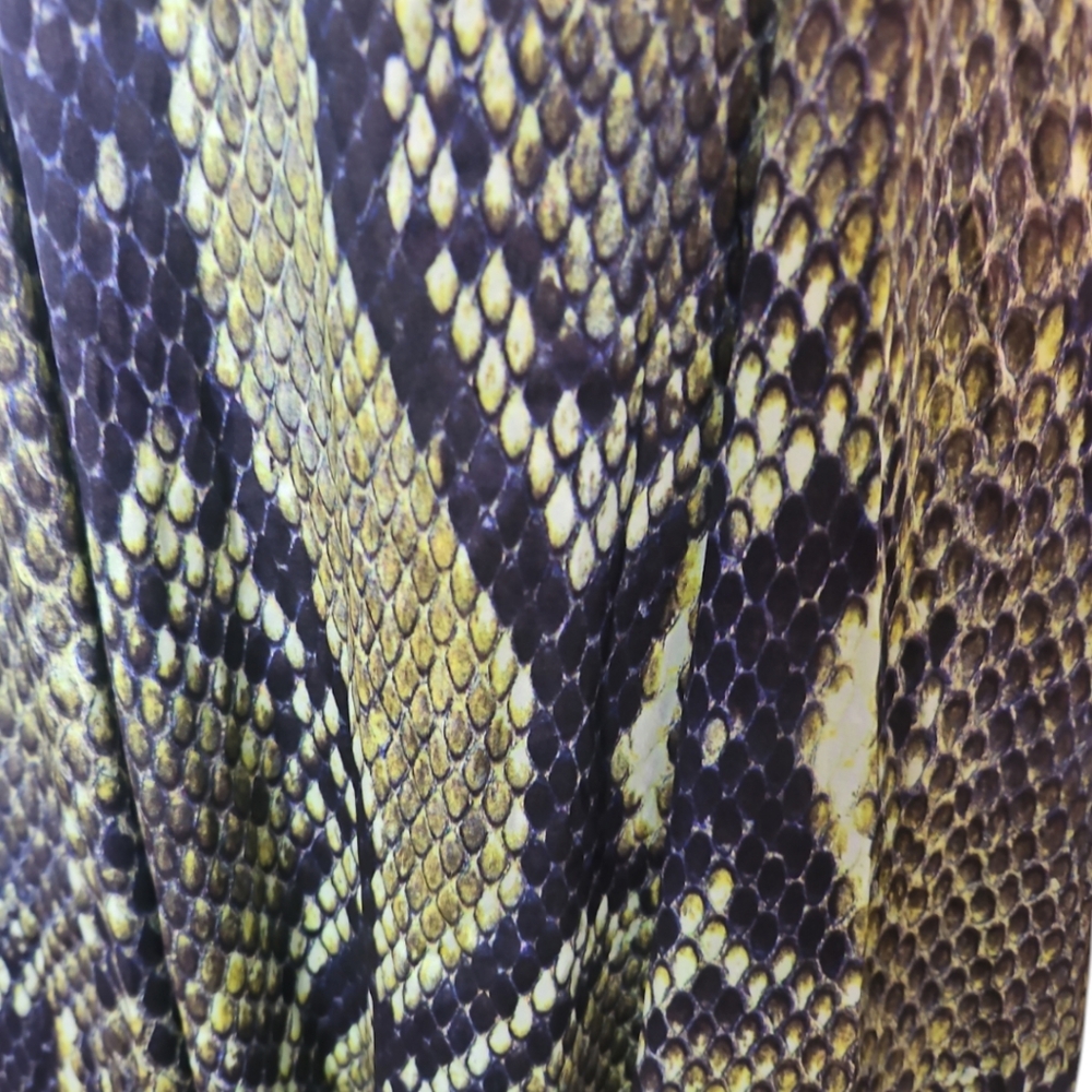 ADRIANA IGLESIAS | Runway Snakeskin Halter Gown Sculptural Evening Dress EU36 - Picture 9 of 12